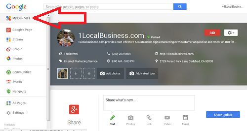 Google My Business 1LocalBusiness Carlsbad