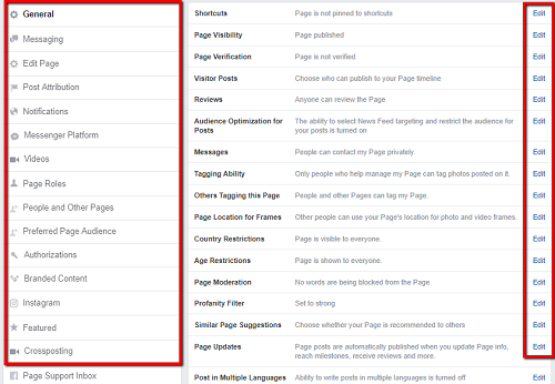Optimizing Facebook Business Pages Settings